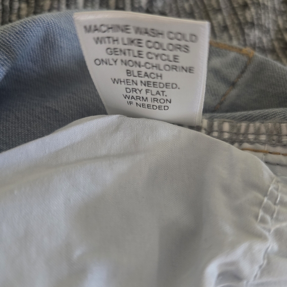 Très Chic Wide Leg Light Wash Jeans High Rise Straight Wide Leg Y2K New XL - Picture 5 of 5